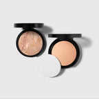 Laura Geller Light and Full Coverage Kit (2 PC) - Matte and Natural Finish Makeup - Powder Foundation Makeup for Mature Skin $76 Value