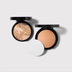 Laura Geller Light and Full Coverage Kit (2 PC) - Matte and Natural Finish Makeup - Powder Foundation Makeup for Mature Skin $76 Value