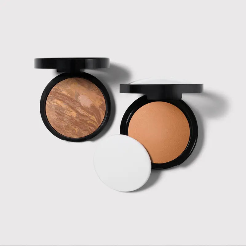 Laura Geller Light and Full Coverage Kit (2 PC) - Matte and Natural Finish Makeup - Powder Foundation Makeup for Mature Skin $76 Value
