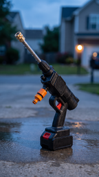 TorqueWash cordless pressure washer with battery